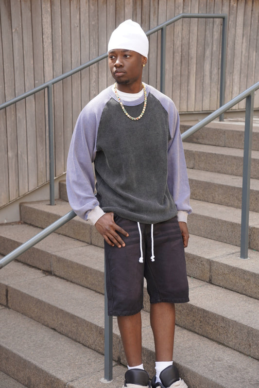 Wash Jean Shorts Black