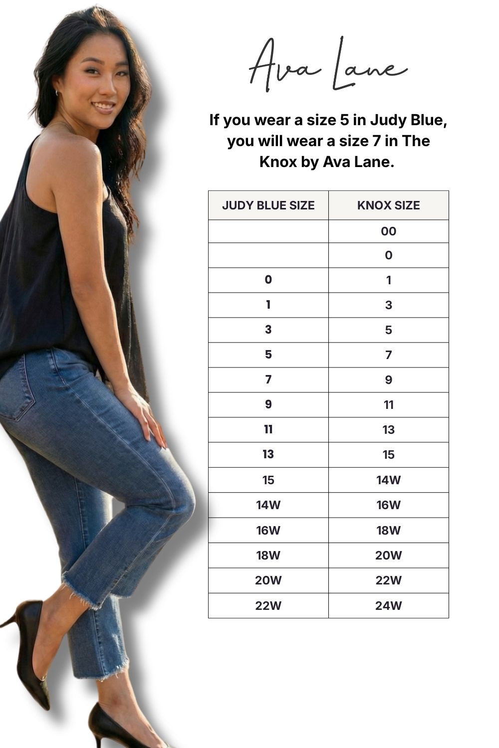 The Knox Mid-Rise Cropped Bootcut Tummy Control Jeans - Blue