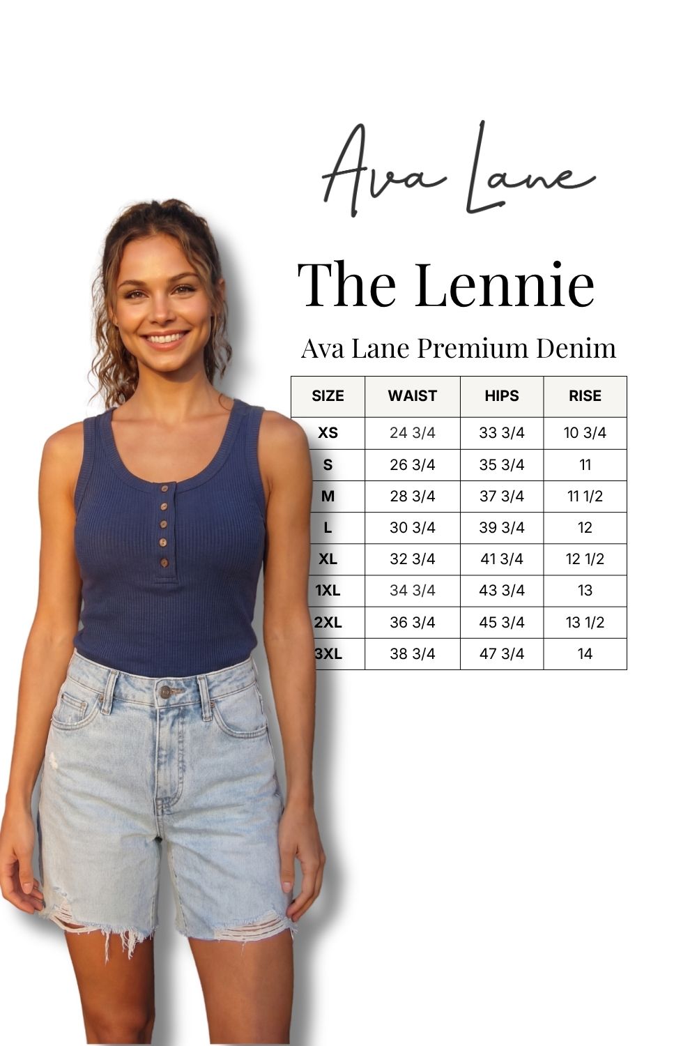 The Lennie High-Rise Tummy Control Distressed Denim Shorts - Two Inseams