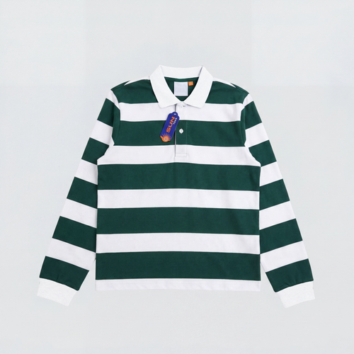 Longsleeve Heavy 300 GSM Polo Tees Green