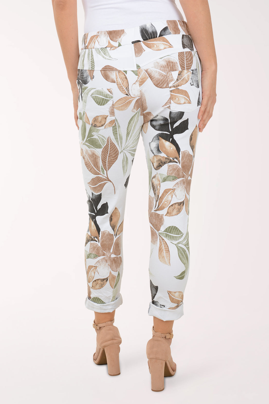 Tropical Leaf Jogger Pant