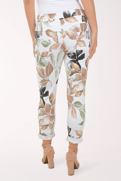 Tropical Leaf Jogger Pant