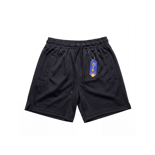 Mesh Shorts Solid Black