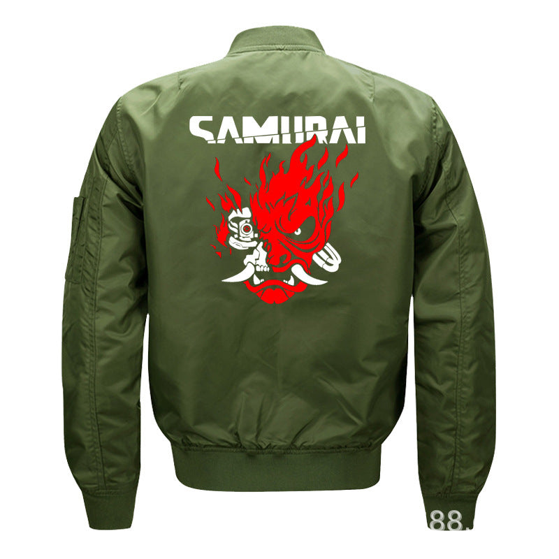 Cyberpunk 2077 Jacket Cyberpunk Sweater Pilot Jacket