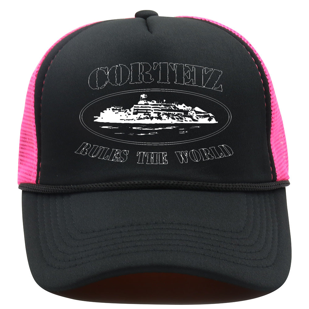 Corteiz Hat Trend Printed Baseball Cap Versatile Hip Hop Color Matching Cap