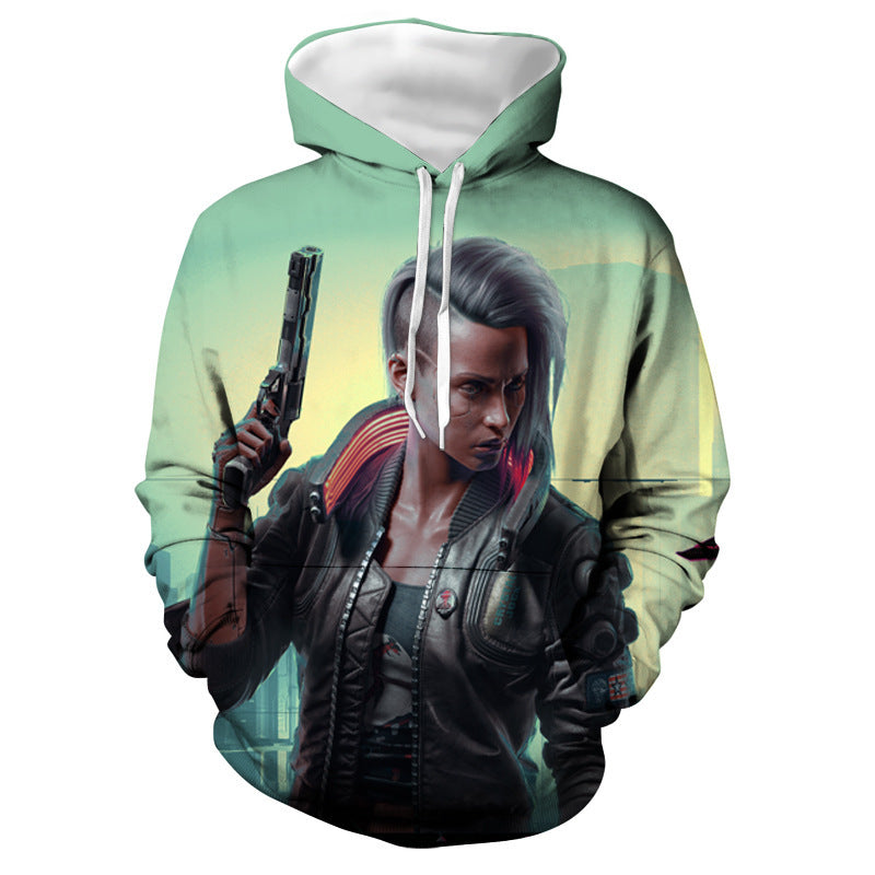 Cyberpunk 2077 Hoodie Cosplay Anime 3D Hoodie Hoodie