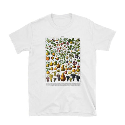 Boho Style Casual Floral Print Top Vintage Fruit