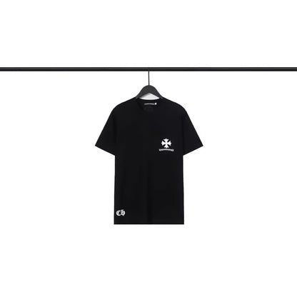 CHH Chrome Heart T Shirts Scroll Heart Gypsy Printed Crew Neck Short Sleeve T-Shirt