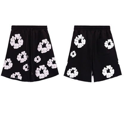 Denim Tears Shorts Puff Print Casual Shorts