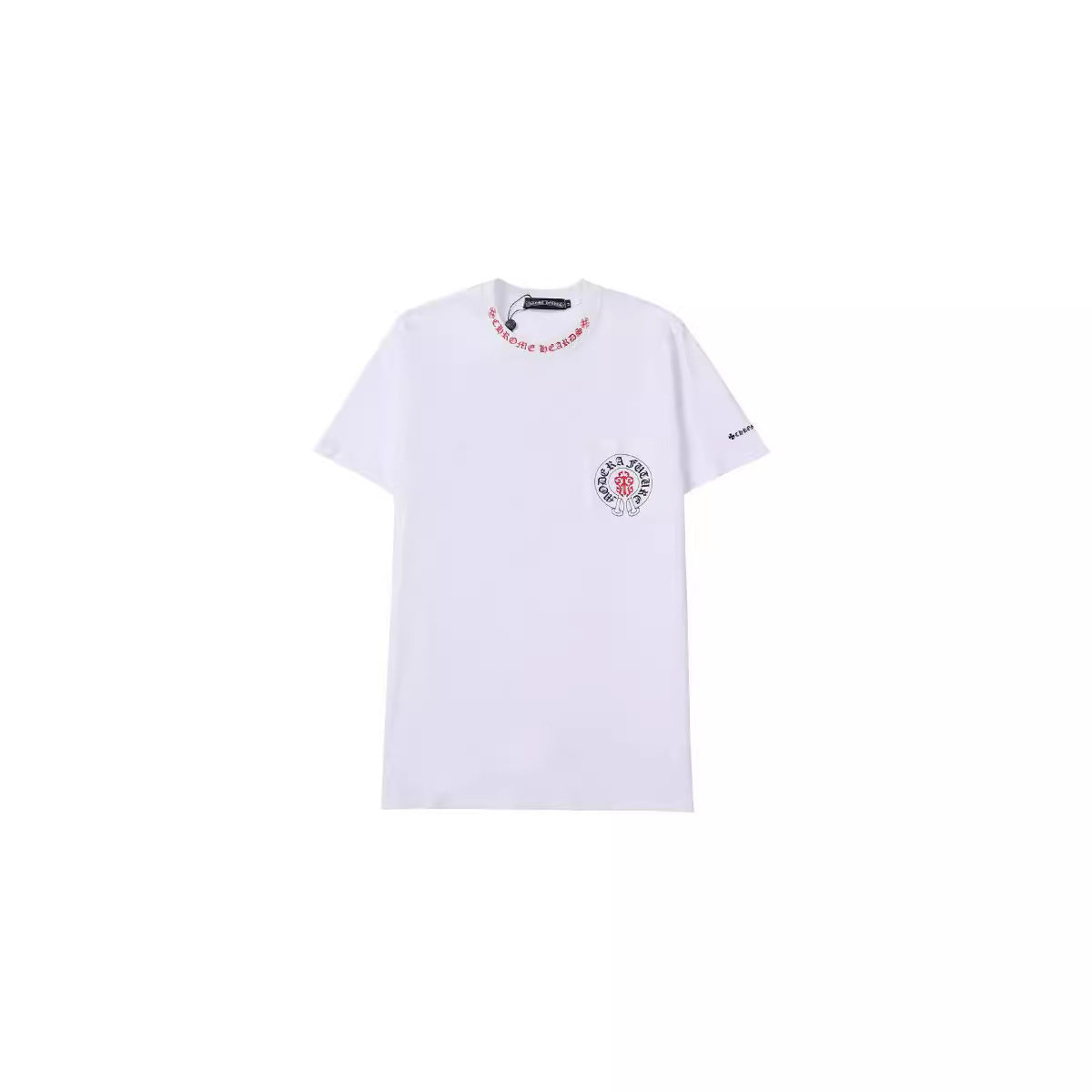 CHH Chrome Heart T Shirts Cotton Loose Crew Neck Short Sleeve T-Shirt