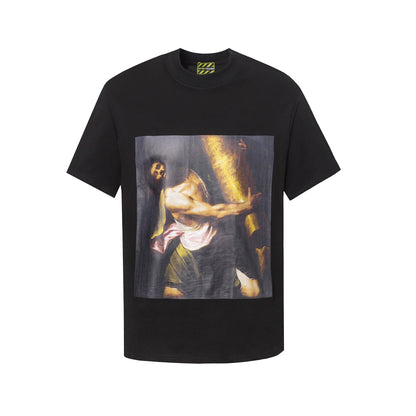 Denim Tears T Shirts 24S Kapok Geometric Pattern Short Sleeve T-shirt