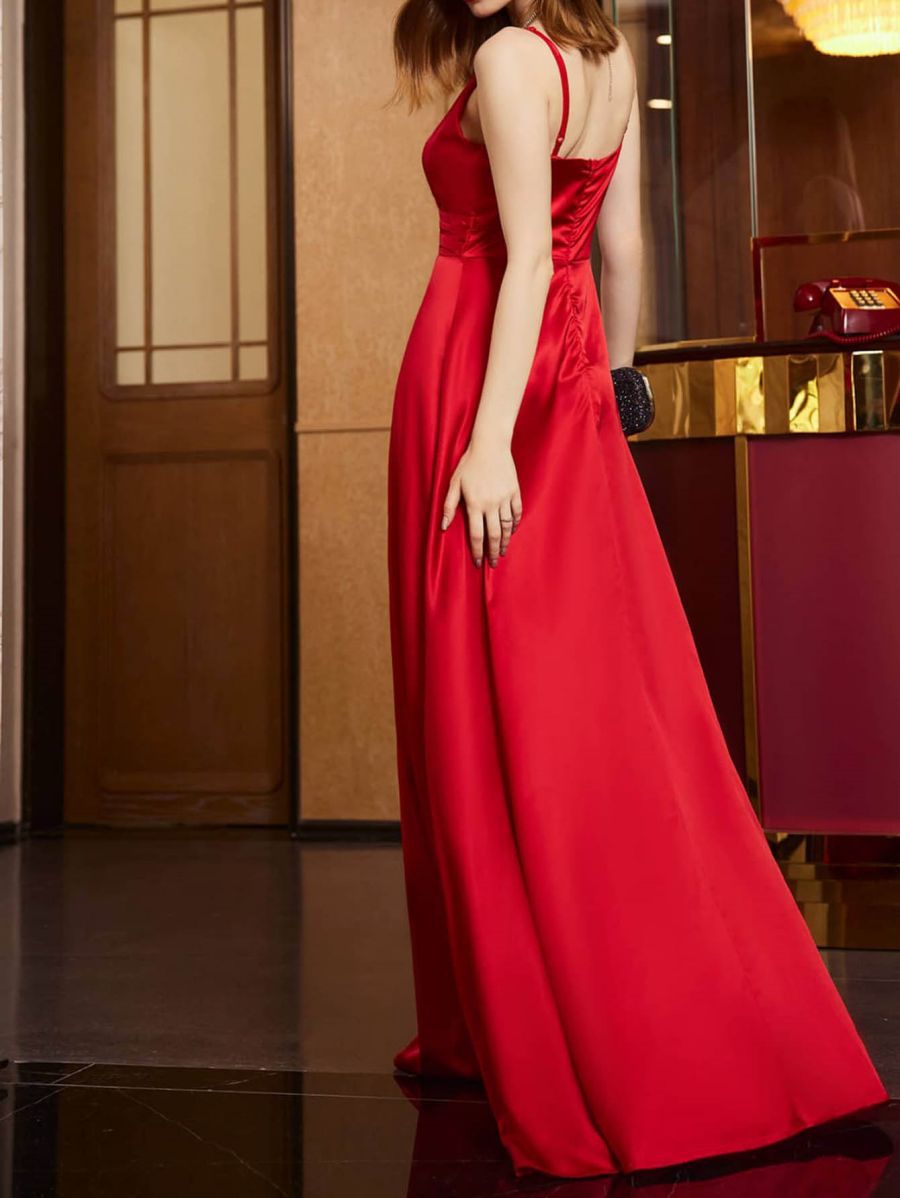 Corset Dress Summer Sexy Suspenders Long Long Dress Bridesmaid Evening Dress