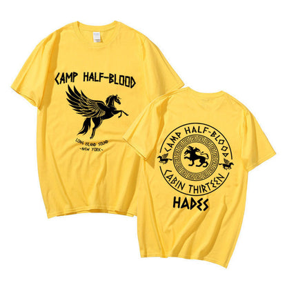 Camp Half Blood Double Sided Graphic T Shirts Men Women
