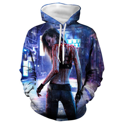 Cyberpunk 2077 Hoodie Cosplay Anime 3D Hoodie Hoodie