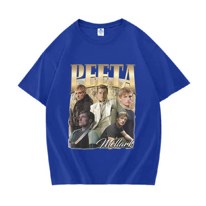 Classic Peeta Mellark Josh Hutcherson Graphic T-Shirt Men's