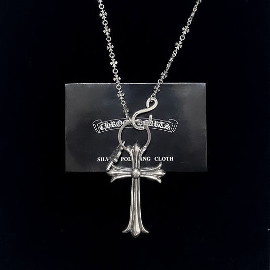Chrome Hearts Necklace Trouser Chain Big Cross Bag Accessories