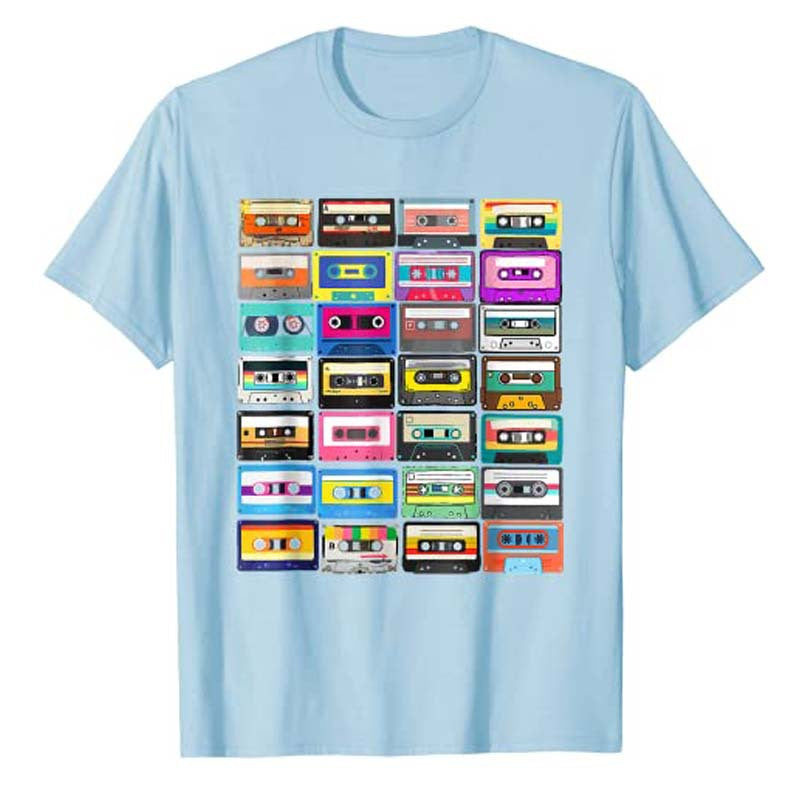 Cassette Mixtape Retro 1980s 1990s Music Vintage Graphic