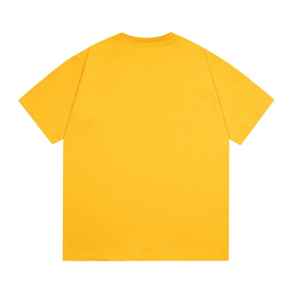 Denim Tears T Shirts D.T Kapok Five-Pointed Star Letter Print Short-Sleeve T-shirt