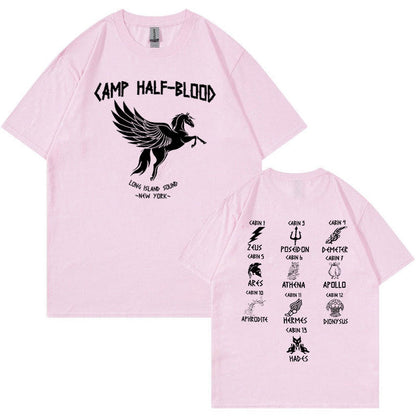 Camp Half Blood Long Island Sound Percy Jackson Print T-shirt