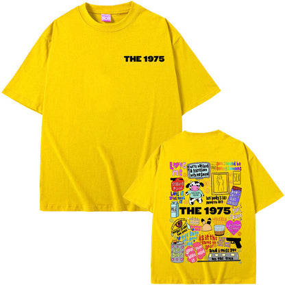 British Indie Alternative Rock Band The 1975 Lyric Graphic