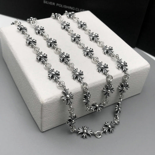 Chrome Hearts Necklace Vintage Men's and Women's Cross Necklace