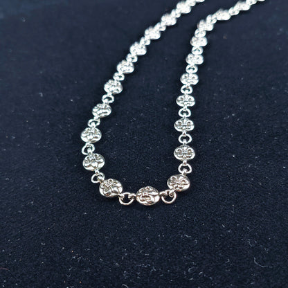 Chrome Hearts Necklace Cross Ball Men's and Women's Rough