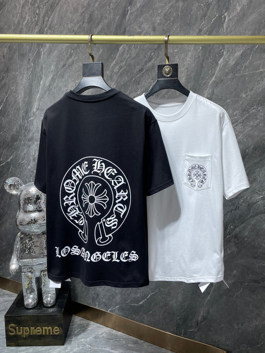 CHH Chrome Hearts T Shirts City Exclusive Classic Horseshoe Short Sleeve T-shirt