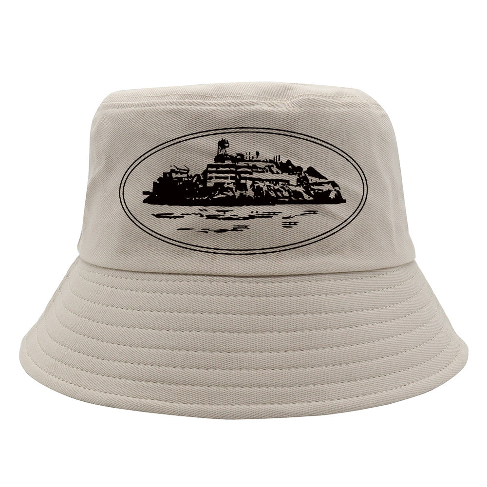 Corteiz Hat bucket hat casual print summer outdoor casual sun hat