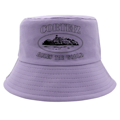 Corteiz Hat bucket hat casual print summer outdoor casual sun hat
