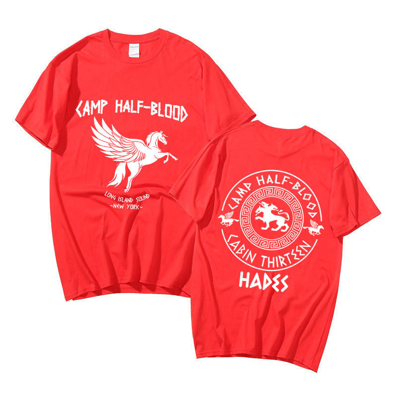 Camp Half Blood Double Sided Graphic T Shirts Men Women