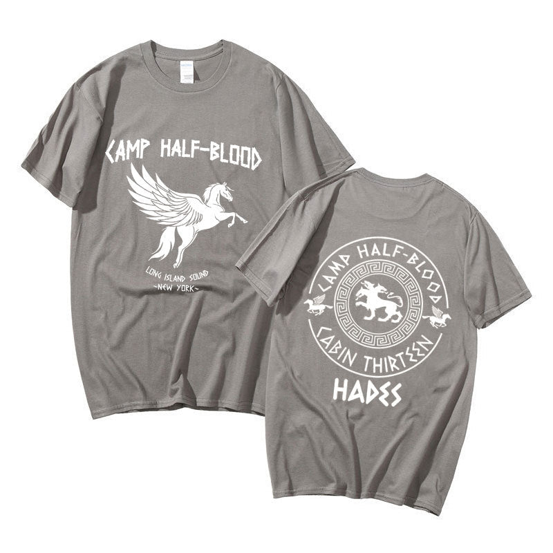 Camp Half Blood Double Sided Graphic T Shirts Men Women