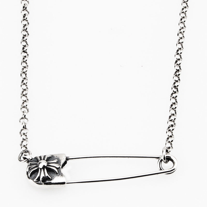 Chrome Hearts Necklace Vintage Cross Pin Necklace Men's and Women's