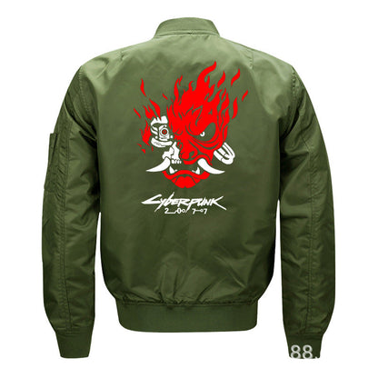 Cyberpunk 2077 Jacket Cyberpunk Sweater Pilot Jacket