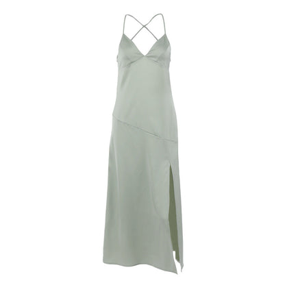 Corset Dress Summer Party Dress Sexy Satin Backless Lace up Slim Fit Suspender Dress