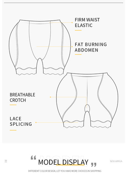 Butt lifter panty low waist hip enlargement
