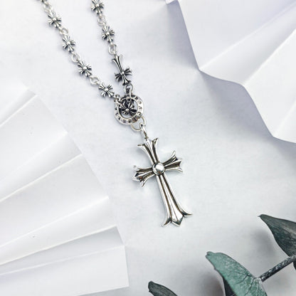 Chrome Hearts Necklace Cross Men's and Women's Same Necklace