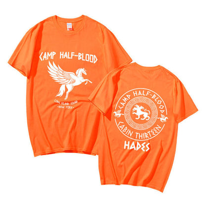 Camp Half Blood Double Sided Graphic T Shirts Men Women