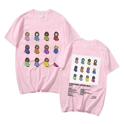 Certified Lover Boy Album Print T-shirt Awesome Hip Hop Rapper