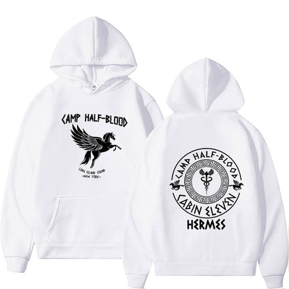 Camp Half Blood Graphic Hoodies Men Women Vintage Causal