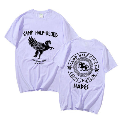 Camp Half Blood Double Sided Graphic T Shirts Men Women