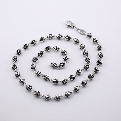 Chrome Hearts Necklace Cross Flower Versatile Simple Men's and Women's