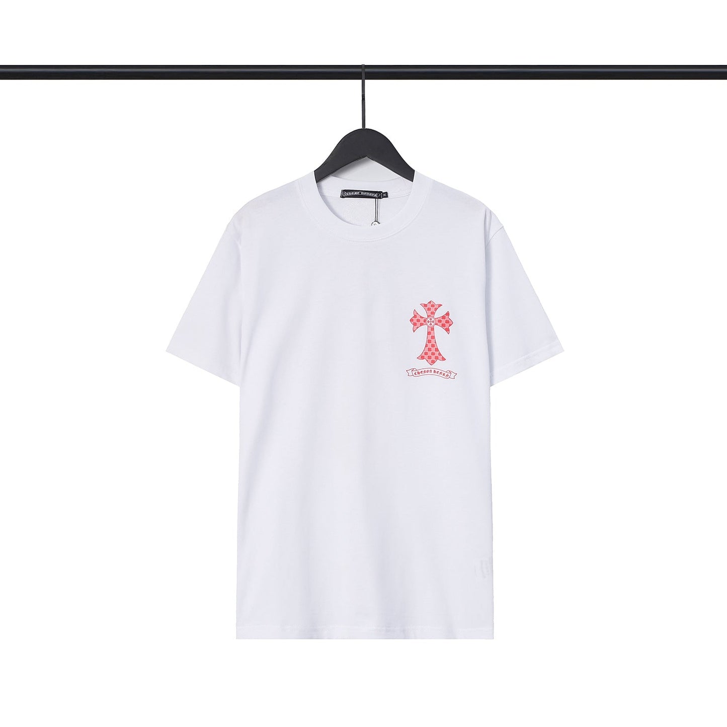 CHH Chrome Heart T Shirts Sanskrit Color Printing Loose Cotton Casual Crew Neck Short Sleeve T-Shirt
