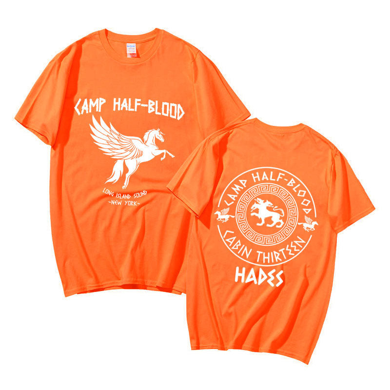 Camp Half Blood Double Sided Graphic T Shirts Men Women