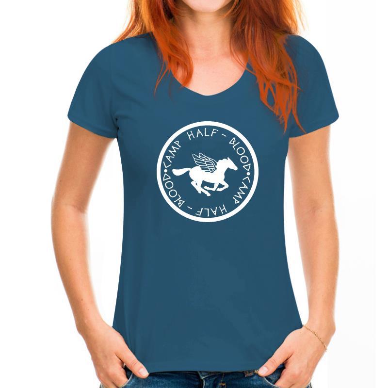 Camp Half Blood Logo ManT-Shirt T Shirts Short Sleeve Leisur