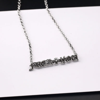 Chrome Hearts Necklace Vintage Male and Female Collarbone Chains