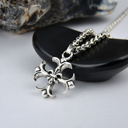 Chrome Hearts Necklace Men's and Women's Cross Necklace
