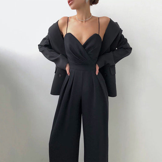 Corset Dress Summer Sling Jumpsuit Loose Sleeveless Jumpsuit