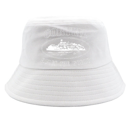 Corteiz Hat bucket hat casual print summer outdoor casual sun hat