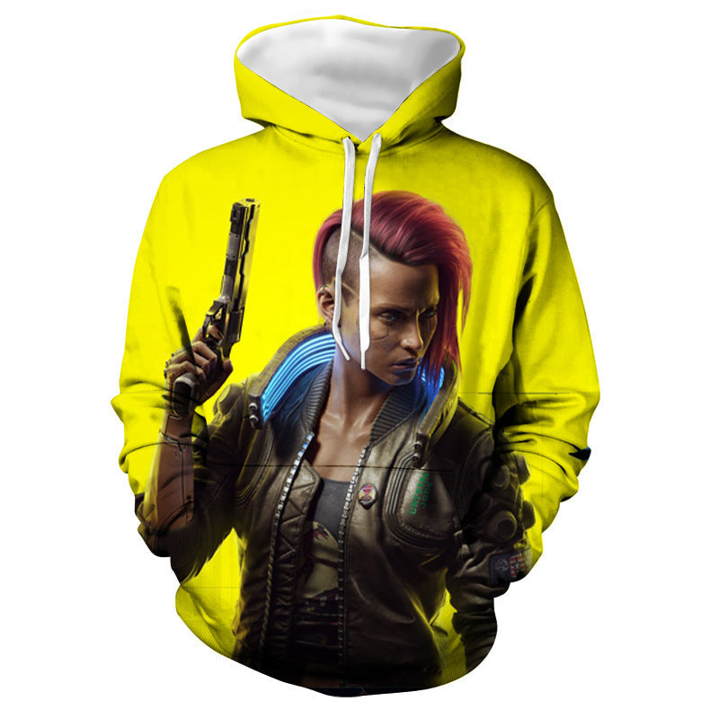 Cyberpunk 2077 Hoodie Samurai Themed Hoodie Sweatshirt Surrounding the Game