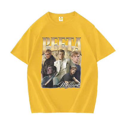 Classic Peeta Mellark Josh Hutcherson Graphic T-Shirt Men's